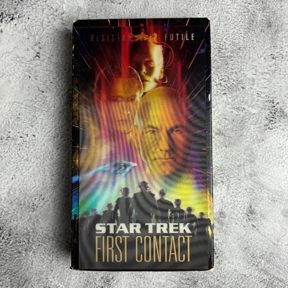 🌸$5 Star Trek First Contact VHS Movie